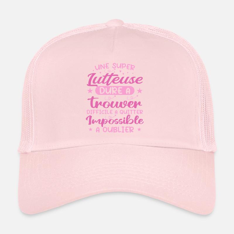 Une Super Lutteuse - Cadeau lutteuse Casquette trucker 