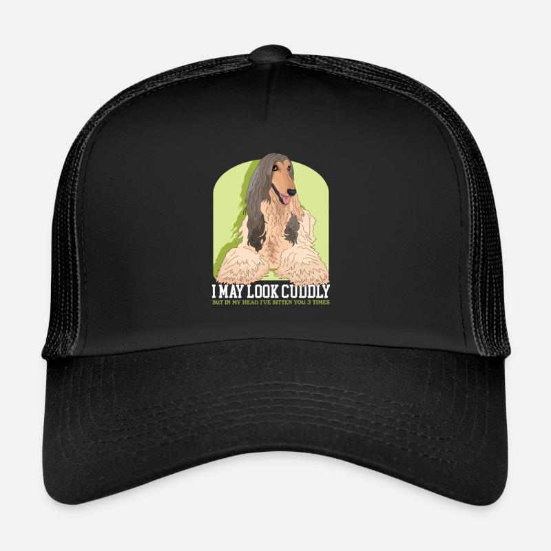 Cadeaux de lévrier afghan Casquette trucker 