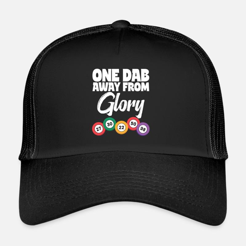 Conception amusante de la soirée de bingo pour les fans de bingo Casquette trucker 