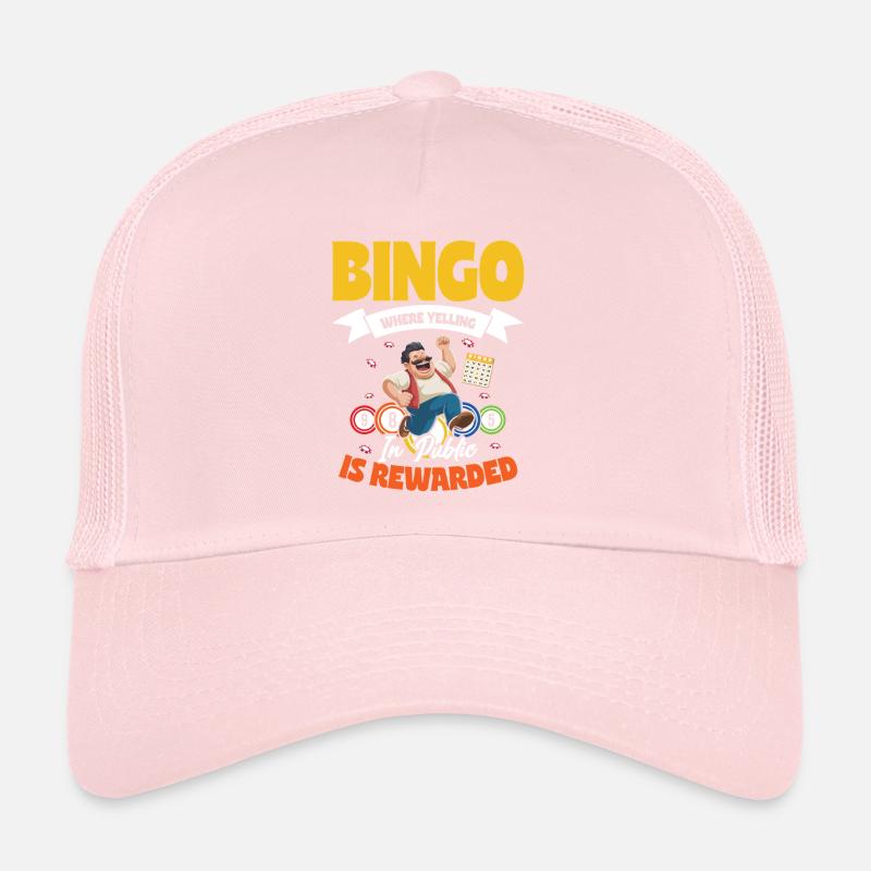 Bingo où crier en public est récompensé Casquette trucker 