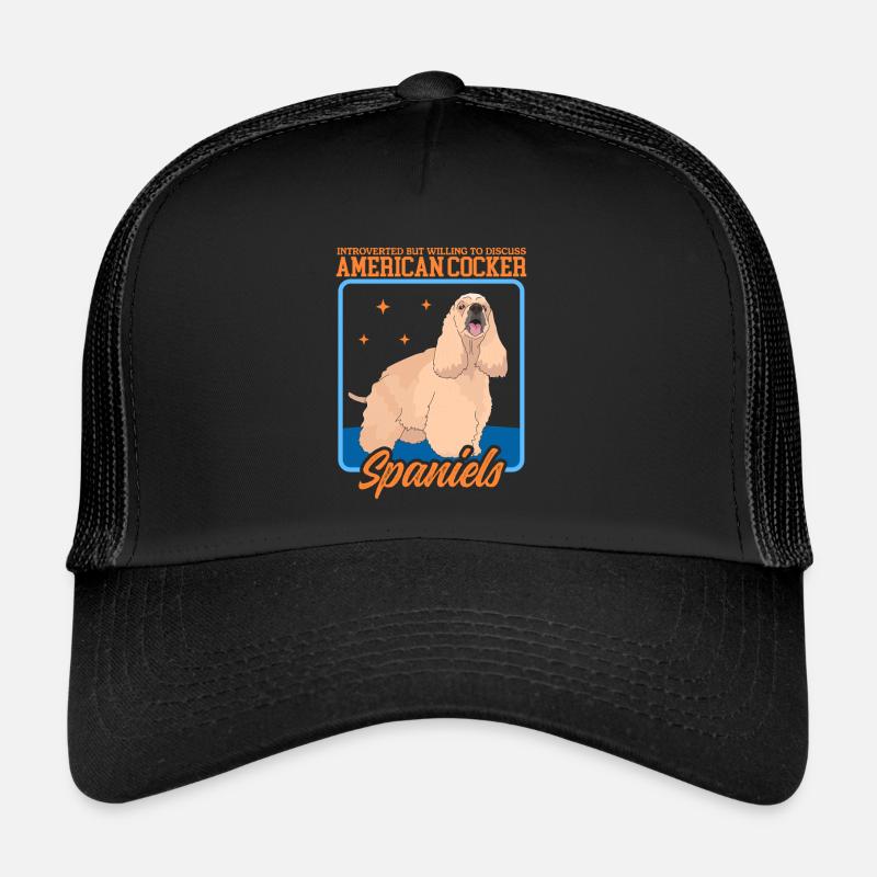 Cocker américain Spaniel cadeau Casquette trucker 