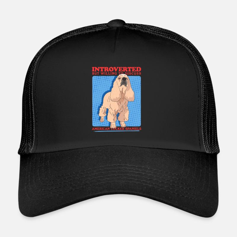 Cadeaux Cocker Spaniel Américain Casquette trucker 