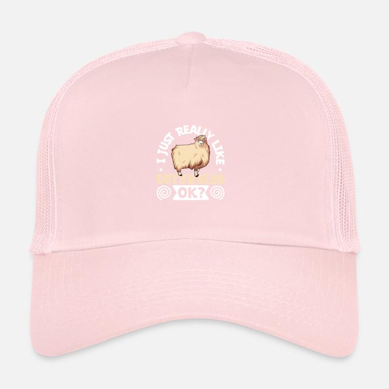 Ich liebe mein Cotswold-Schaf Trucker Cap