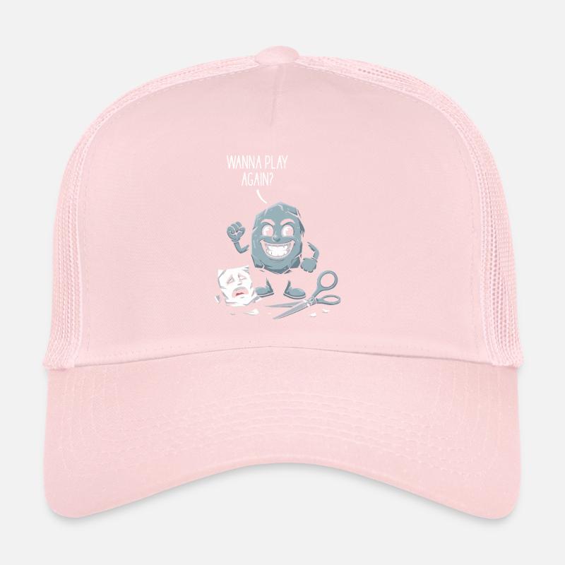 Ciseaux Pierre Papier Jeux d’enfance Cour d’école Casquette trucker 