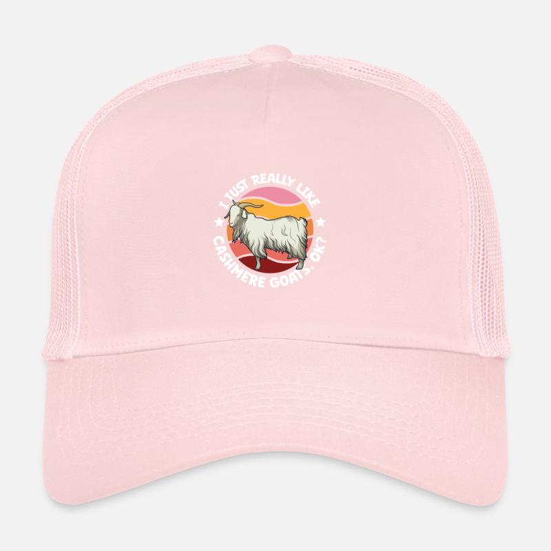 J’adore ma chèvre cachemire Casquette trucker 