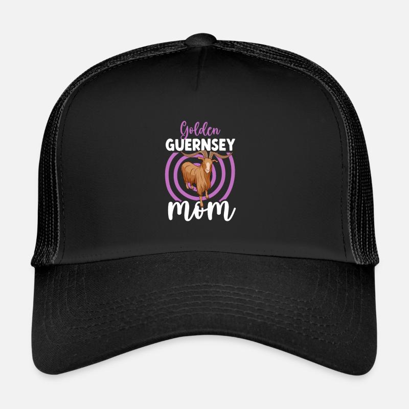 Maman d’une chèvre dorée de Guernesey Casquette trucker 