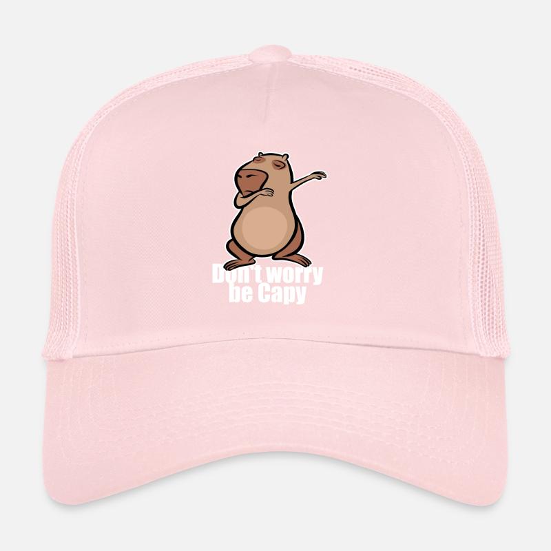 Dabbing Capybara - Ne vous inquiétez pas, soyez capy Casquette trucker 
