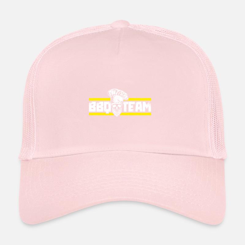 barbecue bbq équipe tête de mort Casquette trucker 