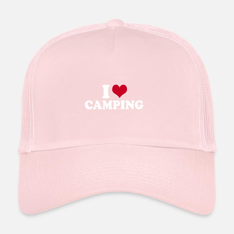 Camper I Love Camping Trucker Cap