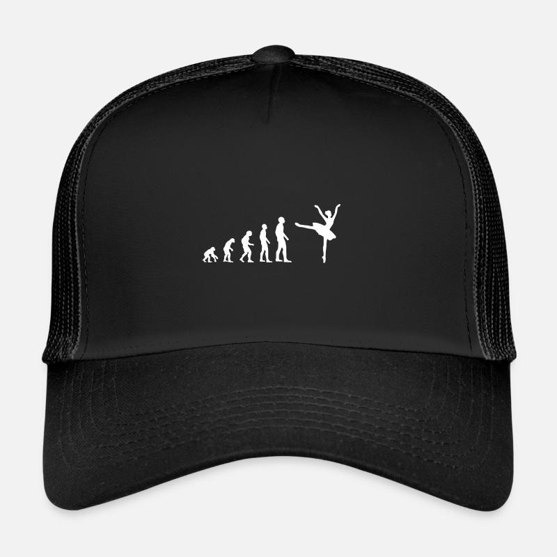 Ballett Ballerina Evolution - Trucker Cap - Schwarz/Schwarz