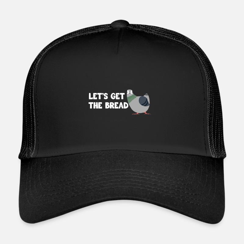 Conception de slogan de pigeon affamé pour colombophile Casquette trucker 