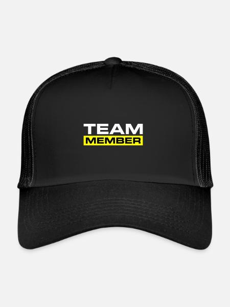 Équipier - Casquette trucker  - noir/noir - Devant