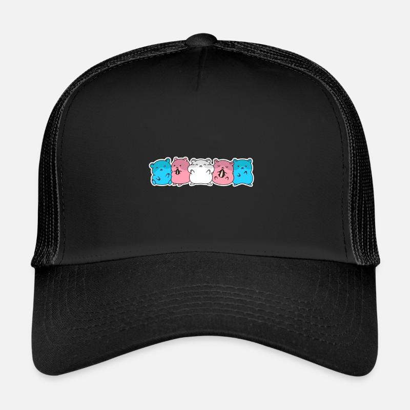 Conception de hamster trans pour les personnes trans Casquette trucker 