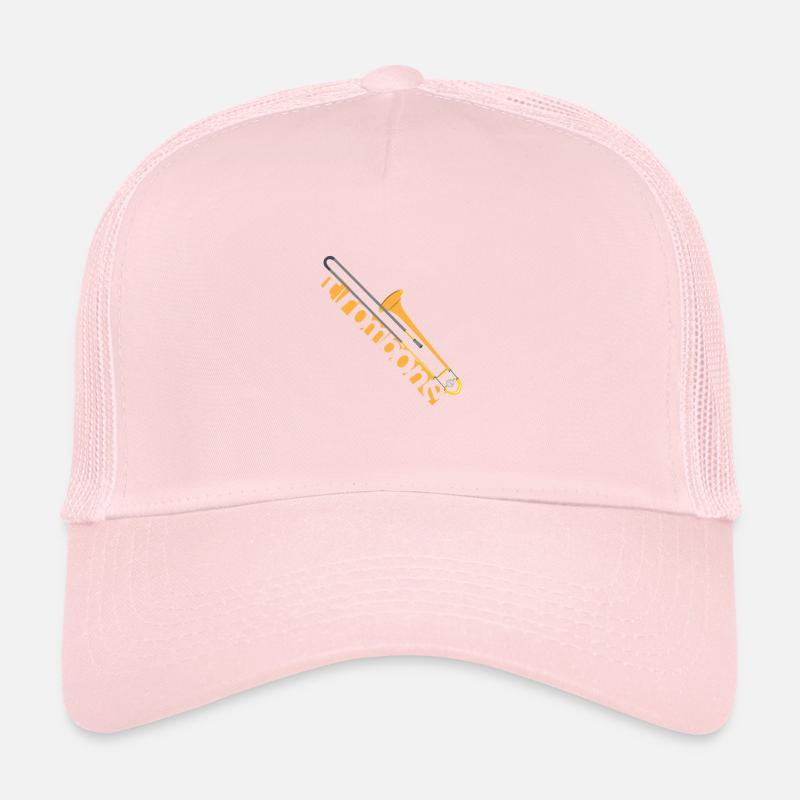 Trombone Musical Instrument Trucker Cap