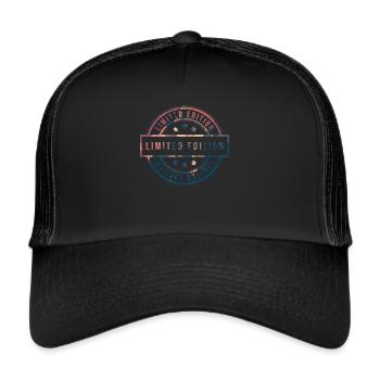 Limited Edition gift saying individuality - Trucker Cap - black/black - Front
