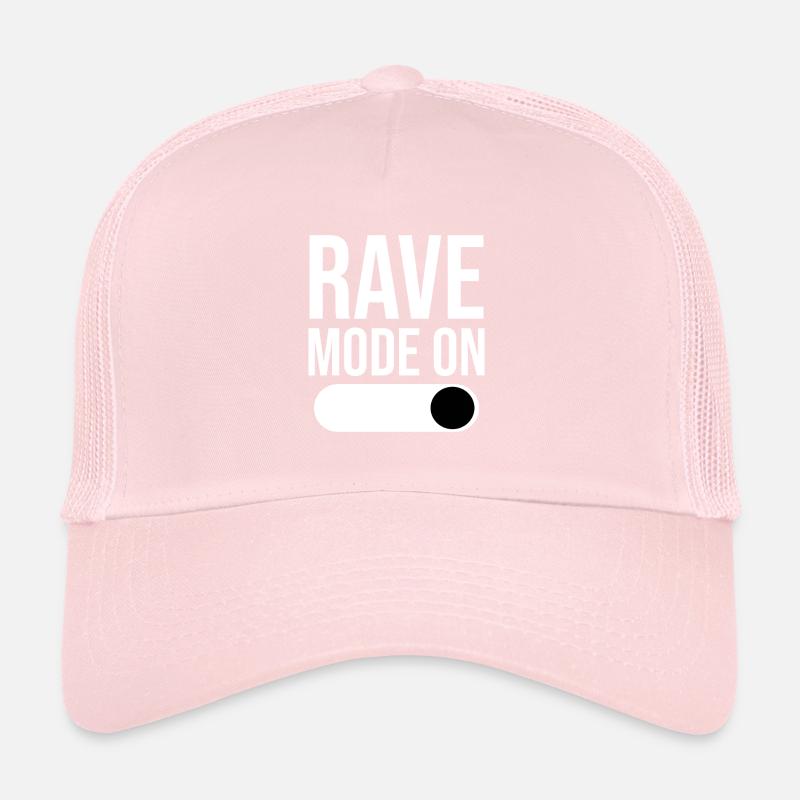 Rave Mode On Techno Raver Trucker Cap