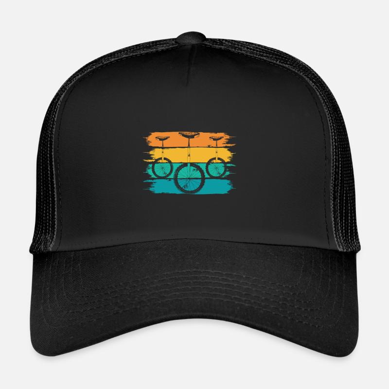 unicycle - Trucker Cap - black/black