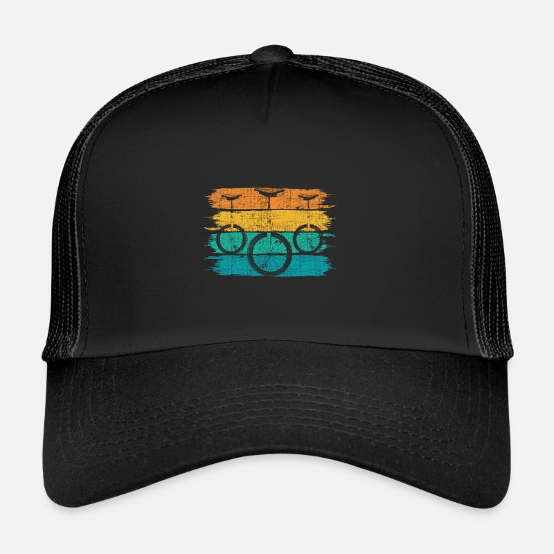 Einrad - Trucker Cap - Schwarz/Schwarz