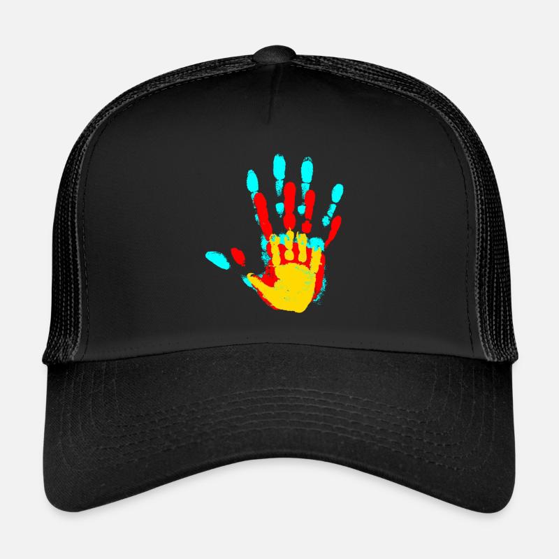 Les mains colorées Casquette trucker 