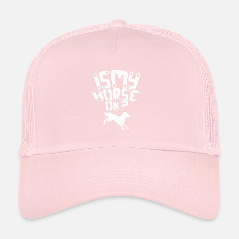 Cheval de courses de chevaux Casquette trucker 