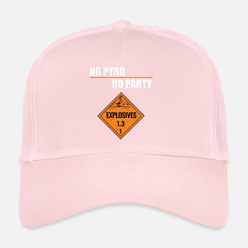 No Pyro No Party Casquette trucker 