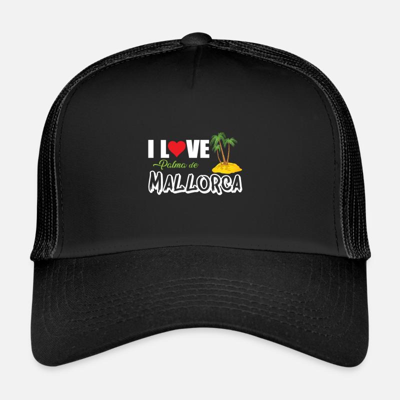 Palma - J'aime Palma de Majorque - Casquette trucker 