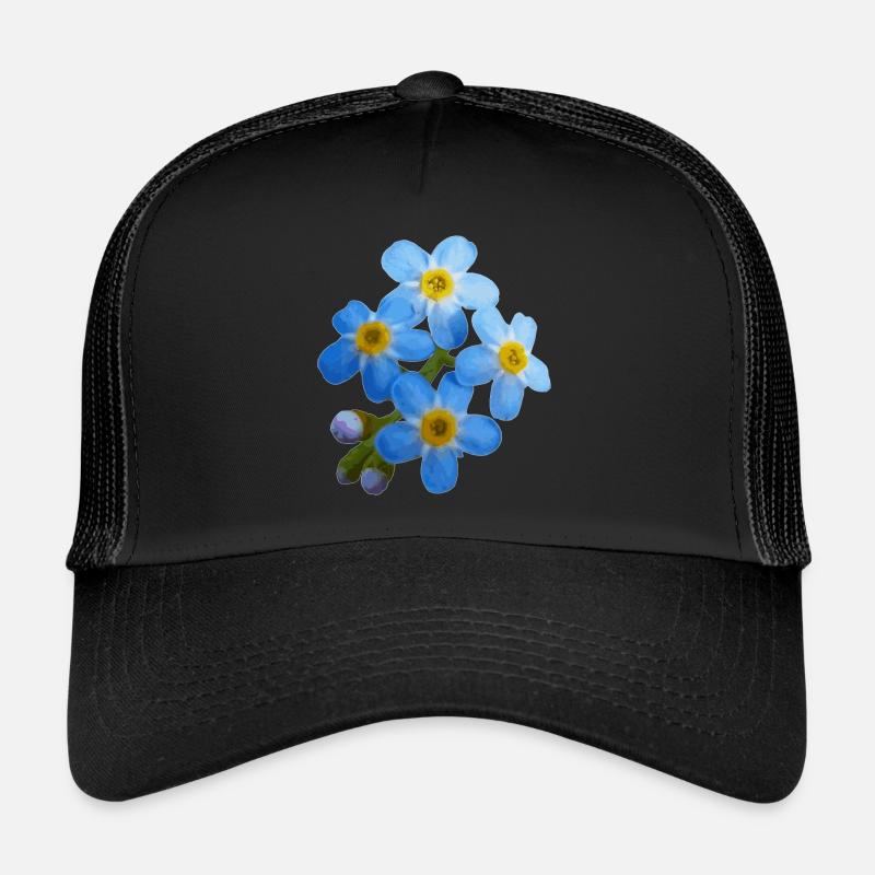 The swamp-forget-me-not is an eye-catcher Trucker Cap