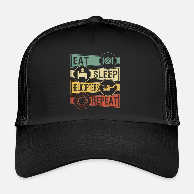 helicopter Trucker Cap