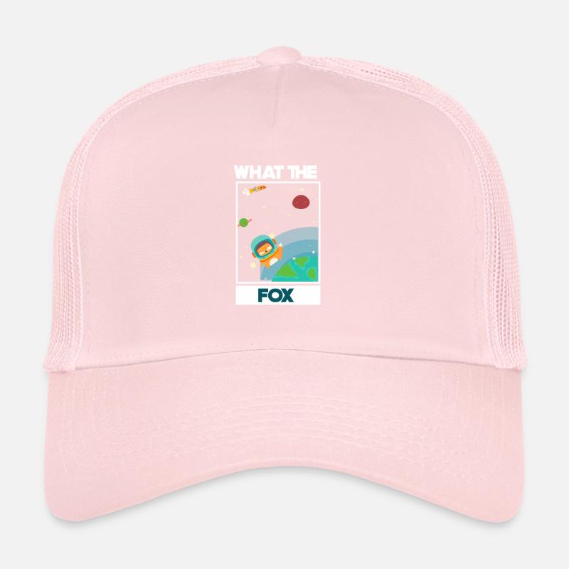 What The Fox / Amazing Fox dans l'espace / astronaute Casquette trucker 