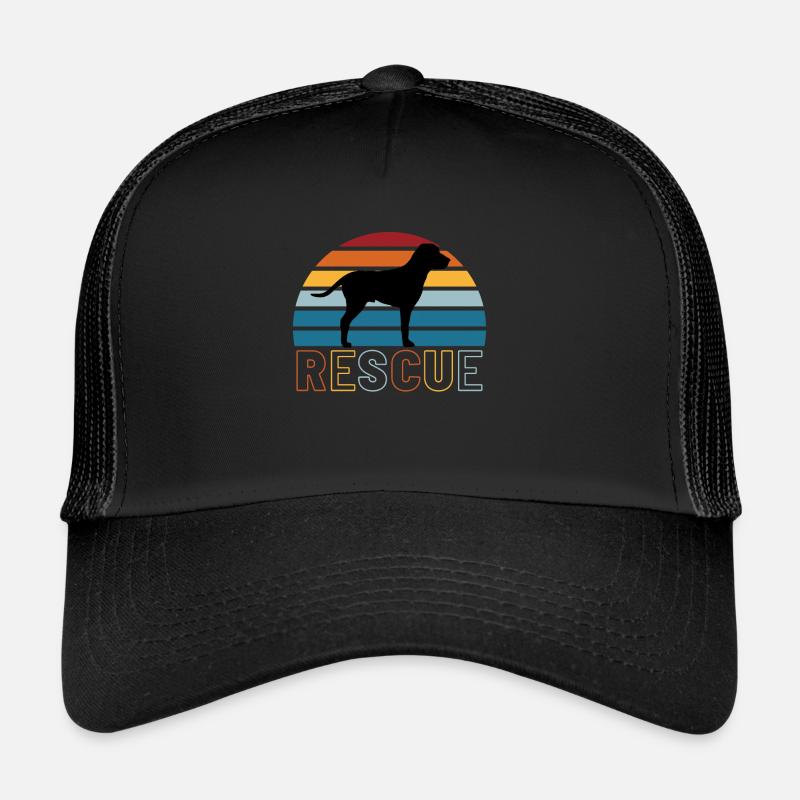 Chien de sauvetage Casquette trucker 