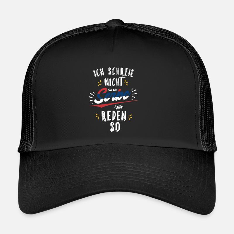 Ich bin Serbe Balkan Srbija Trucker Cap