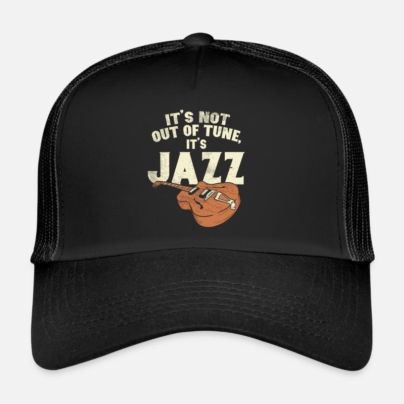 C’est du jazz - Casquette trucker  - noir/noir
