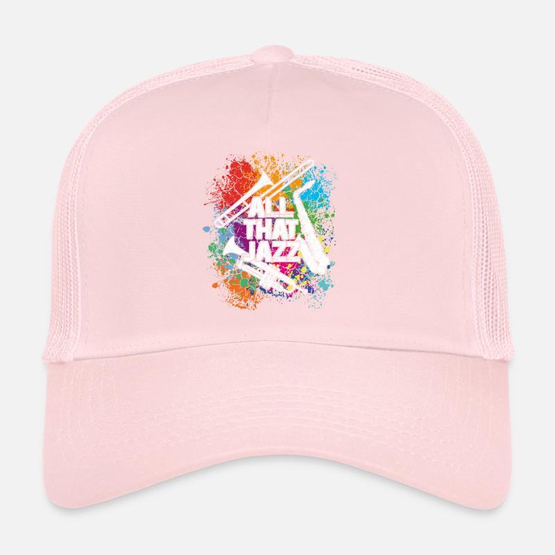 Brass Jazz Instruments All That Jazz Trucker Cap