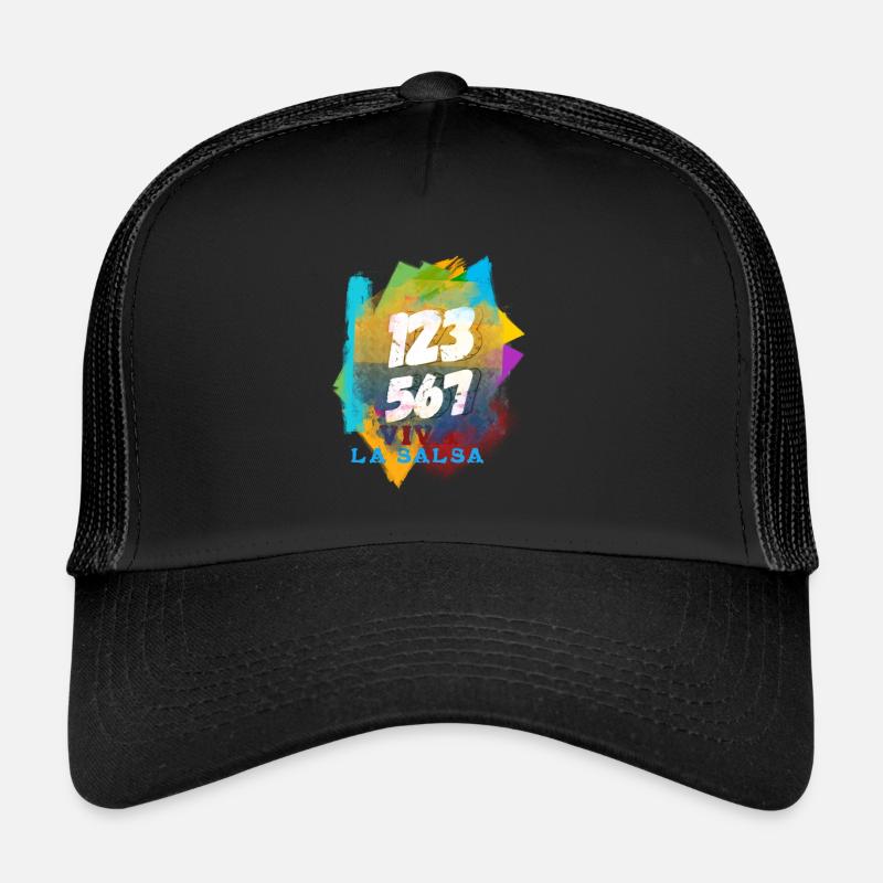 Salsa Dance Salsa 123 567 - Trucker Cap - black/black