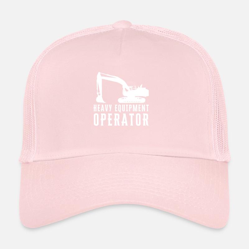 Bulldozer rétrocaveuse et opérateur d’équipement lourd Casquette trucker 