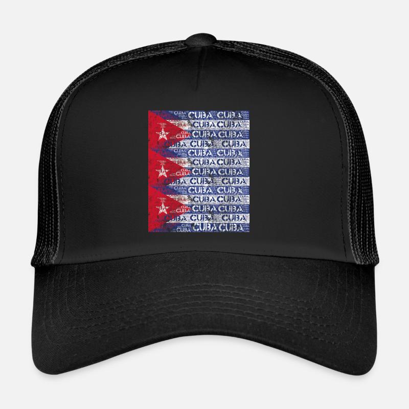 Cuba Cuban flag Trucker Cap