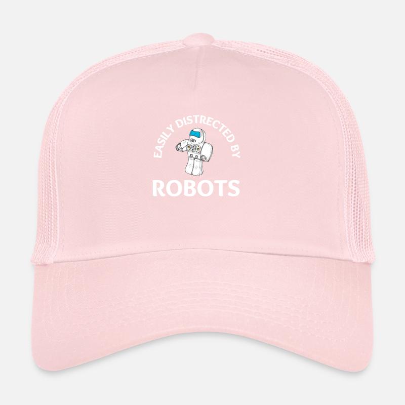 Robotics Robots Droid Builder And Robotics Trucker Cap