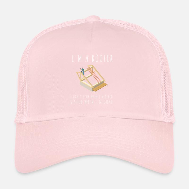 Roofer Roofing Contractor Construction Worker Trucker Cap