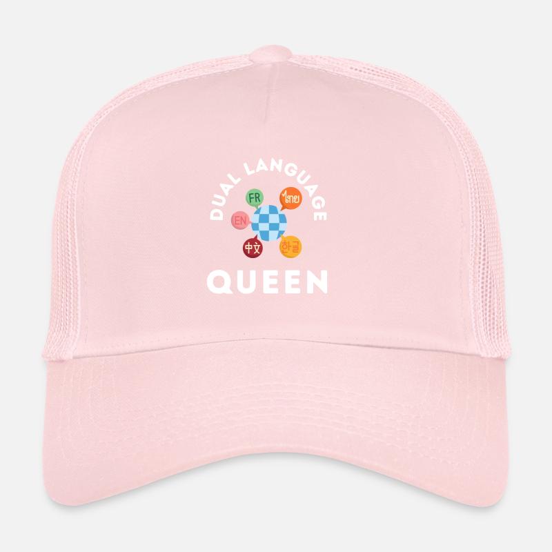Dual Language Team Bilingual Teacher School Tutor Trucker Cap