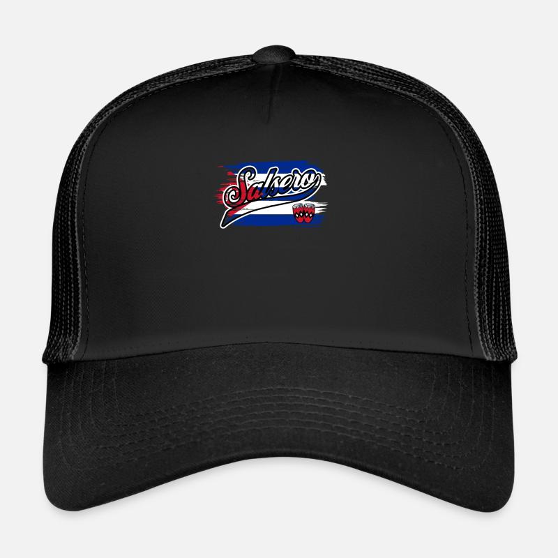 Cuba Salsa Dancer Salsero Drapeau cubain Casquette trucker 