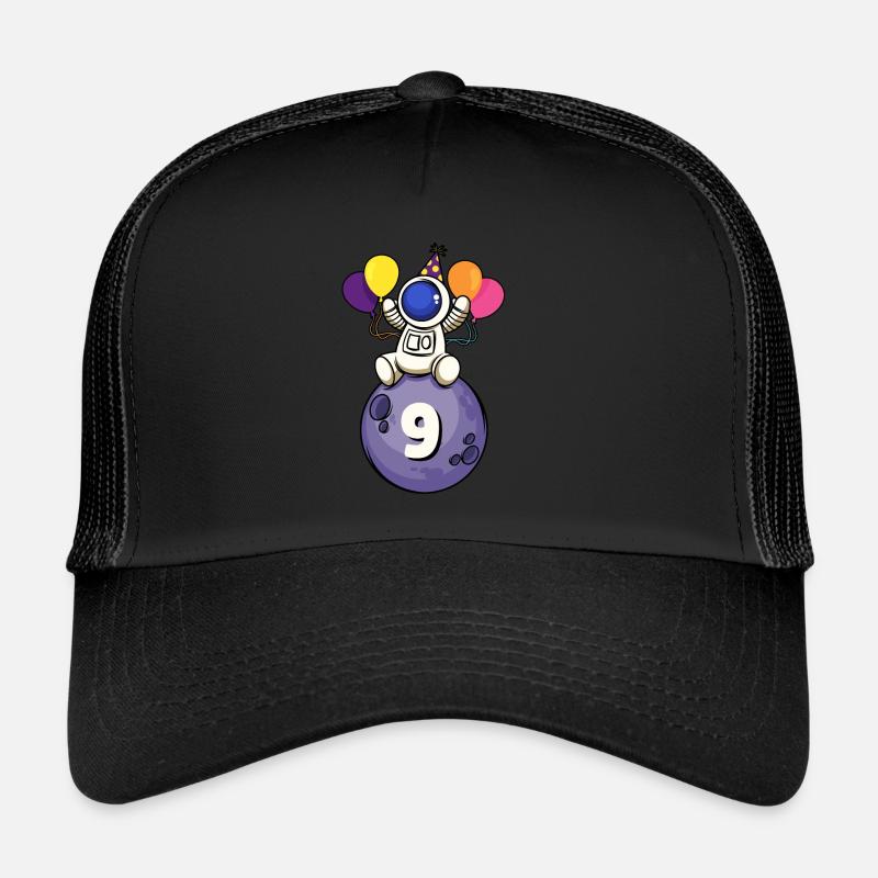 9 years old space birthday 9. Trucker Cap
