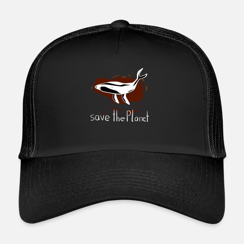 Whale Conservation Save Planet Ecosystem Trucker Cap