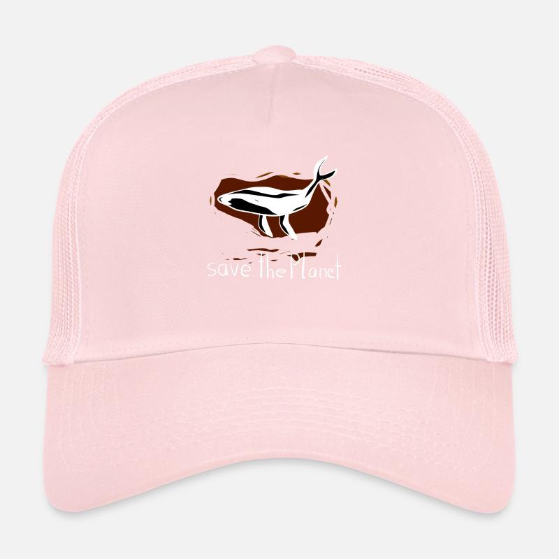 Whale Conservation Save Planet Ecosystem Trucker Cap