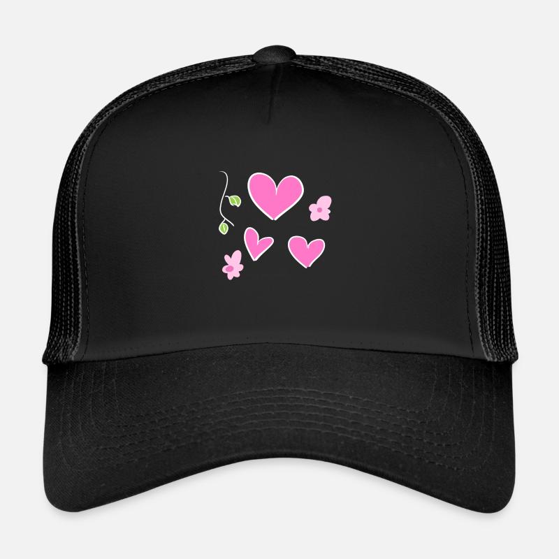 Herzen Symbol Ast Natur Trucker Cap
