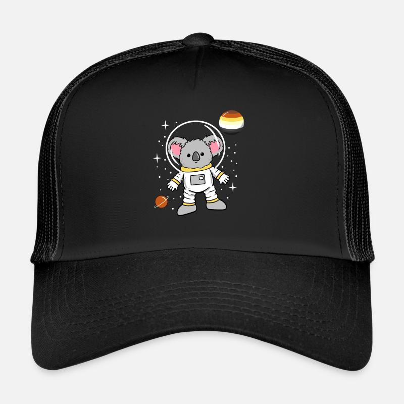 Koala Astronaut Gay Bear Pride Trucker Cap