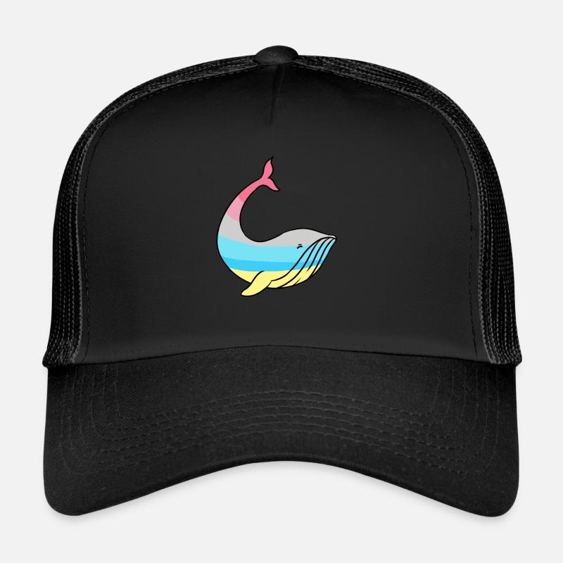 Whale Genderflux Pride Trucker Cap