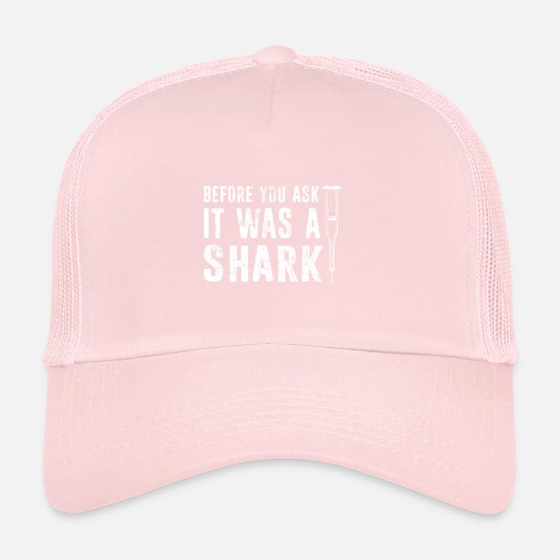 Before You Ask It Was A Shark - Knochenbruch Trucker Cap