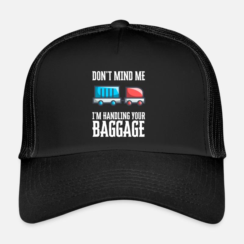 Manutentionnaire des bagages Travailleur de l’aéroport Casquette trucker 
