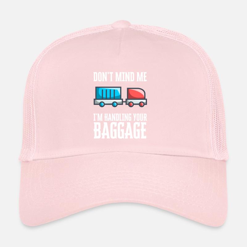 Baggage Handler Airfield Airport Worker Trucker Cap