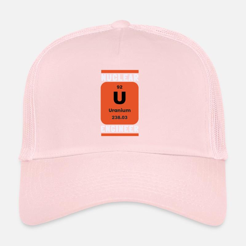 Uranium Fission Nuclear Engineering Theme Trucker Cap